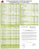 Etats financiers (semestriels) 2014