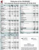 Financial Statement (semestrial) 2018