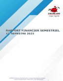 Rapport Financier Semestriel 1S2023