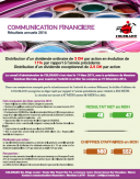 Communication Financière au 31/12/2014