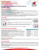 Communiqué Financier Annuel 2021 : Résultats Annuels