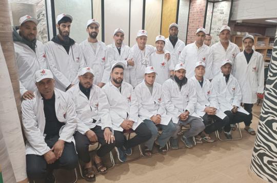 FORMATION DE PEINTRES au profit d'un client – Rabat